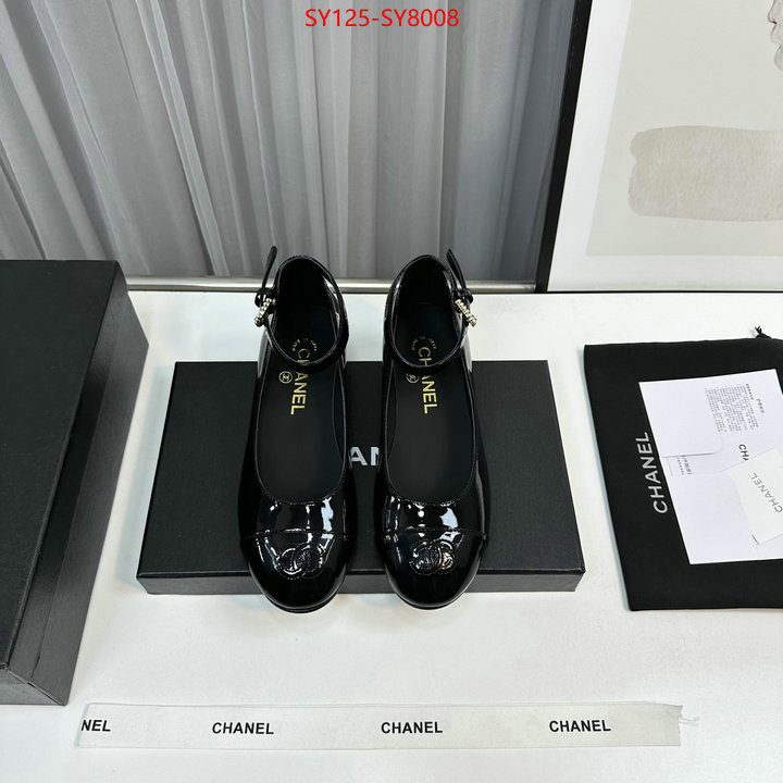 Women Shoes-Chanel buying replica ID: SY8008 $: 125USD