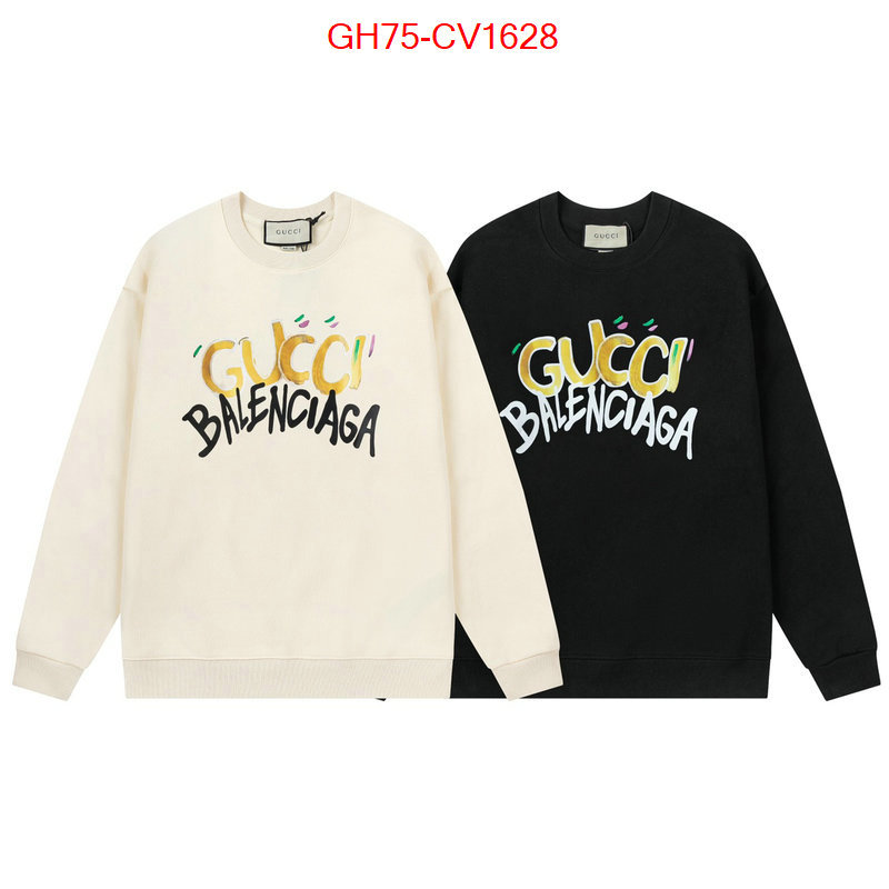 Clothing-Gucci at cheap price ID: CV1628 $: 75USD