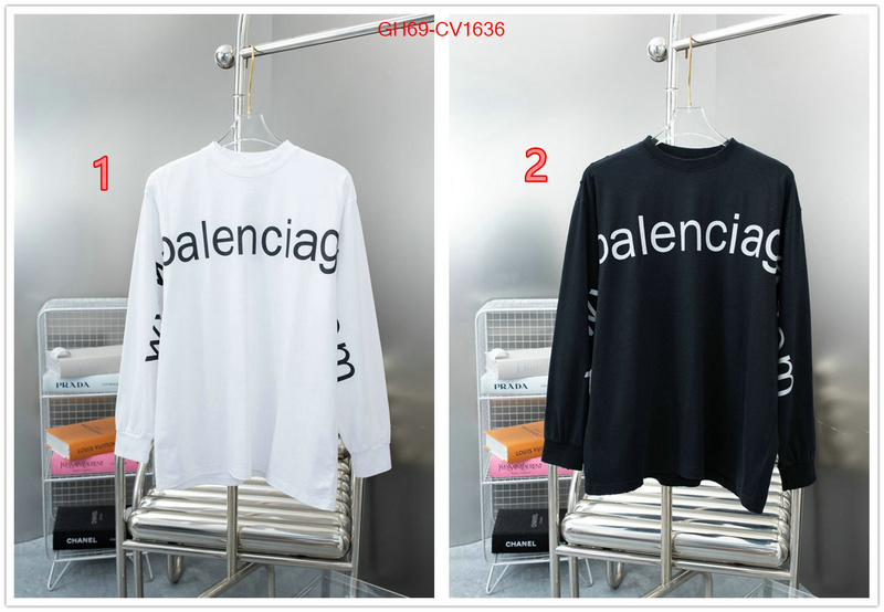 Clothing-Balenciaga what is a counter quality ID: CV1636 $: 69USD