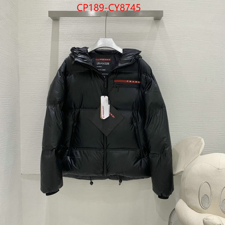 Down jacketMen-Prada shop ID: CY8745 $: 189USD