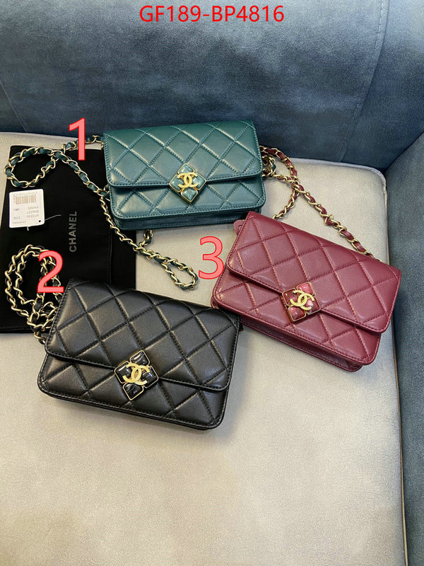 Chanel Bags(TOP)-Diagonal- 1:1 replica ID: BP4816 $: 189USD