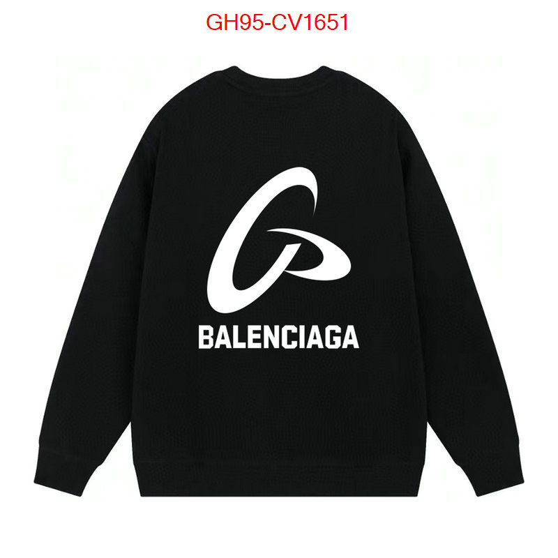 Clothing-Balenciaga same as original ID: CV1651 $: 95USD