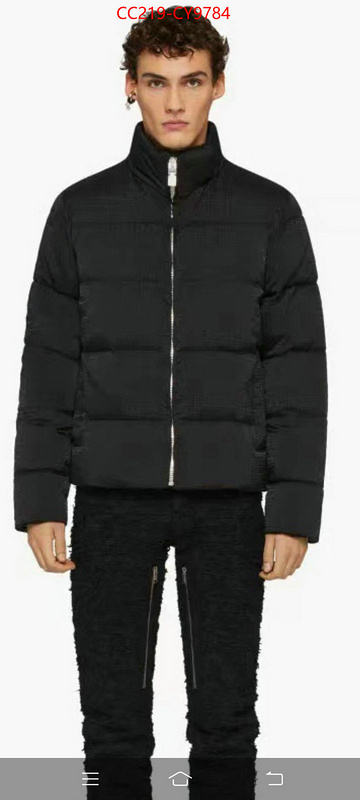 Down jacket Women-Givenchy buy 1:1 ID: CY9784 $: 219USD