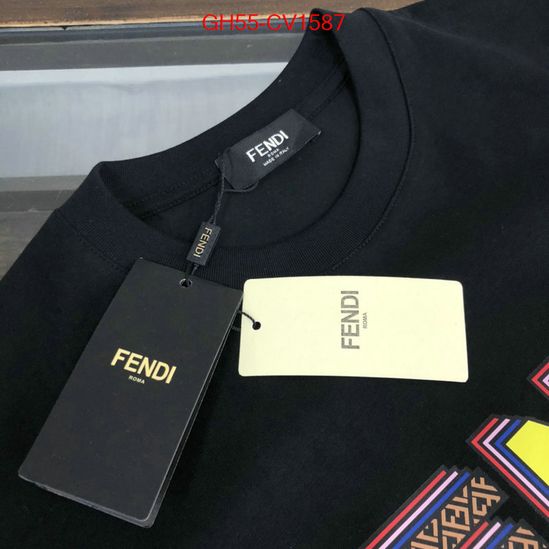 Clothing-Fendi cheap wholesale ID: CV1587 $: 55USD