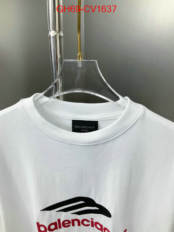 Clothing-Balenciaga cheap high quality replica ID: CV1637 $: 69USD