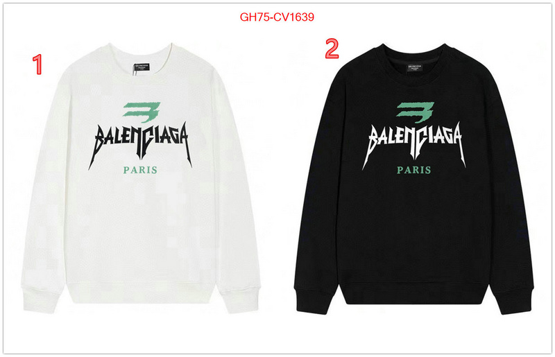 Clothing-Balenciaga shop designer replica ID: CV1639 $: 75USD