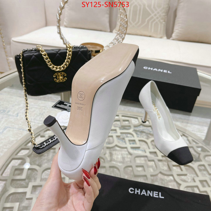 Women Shoes-Chanel fake cheap best online ID: SN5753 $: 125USD