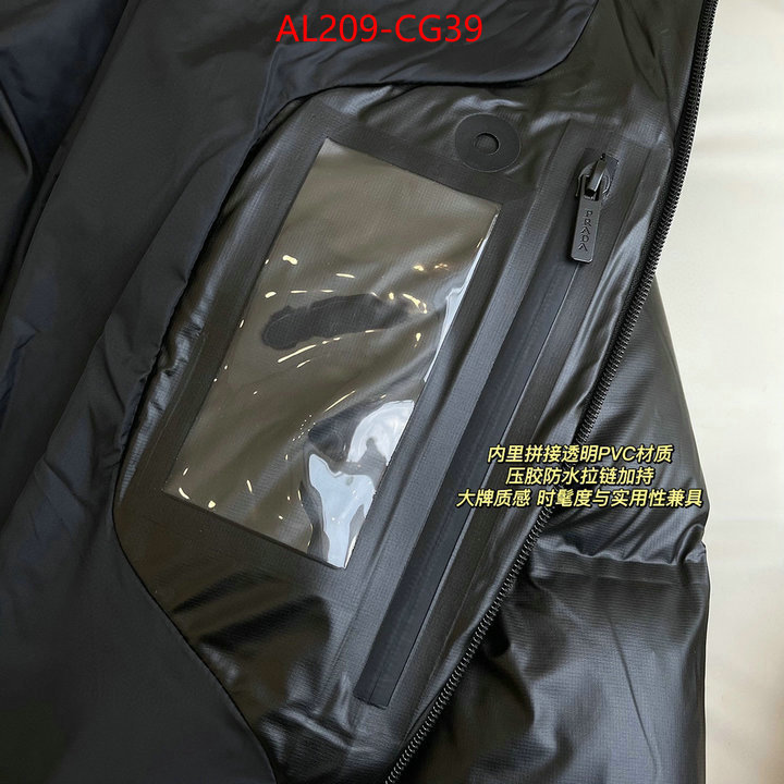 Down jacketMen-Prada best luxury replica ID: CG39 $: 209USD