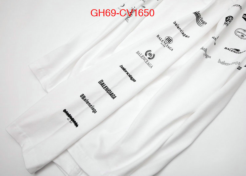 Clothing-Balenciaga high quality replica designer ID: CV1650 $: 69USD