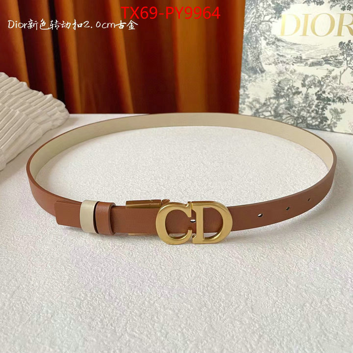 Belts-Dior how to buy replcia ID: PY9964 $: 69USD