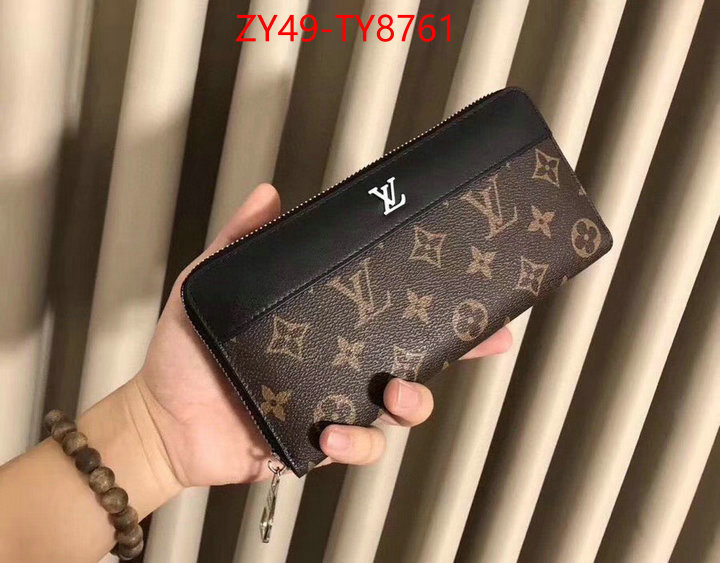 LV Bags(4A)-Wallet designer 1:1 replica ID: TY8761 $: 49USD