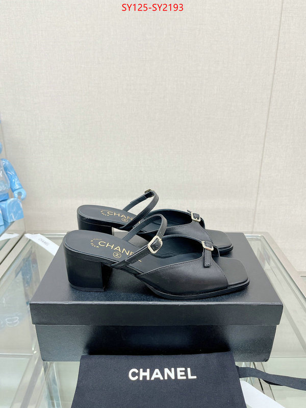 Women Shoes-Chanel aaaaa replica ID: SY2193 $: 125USD