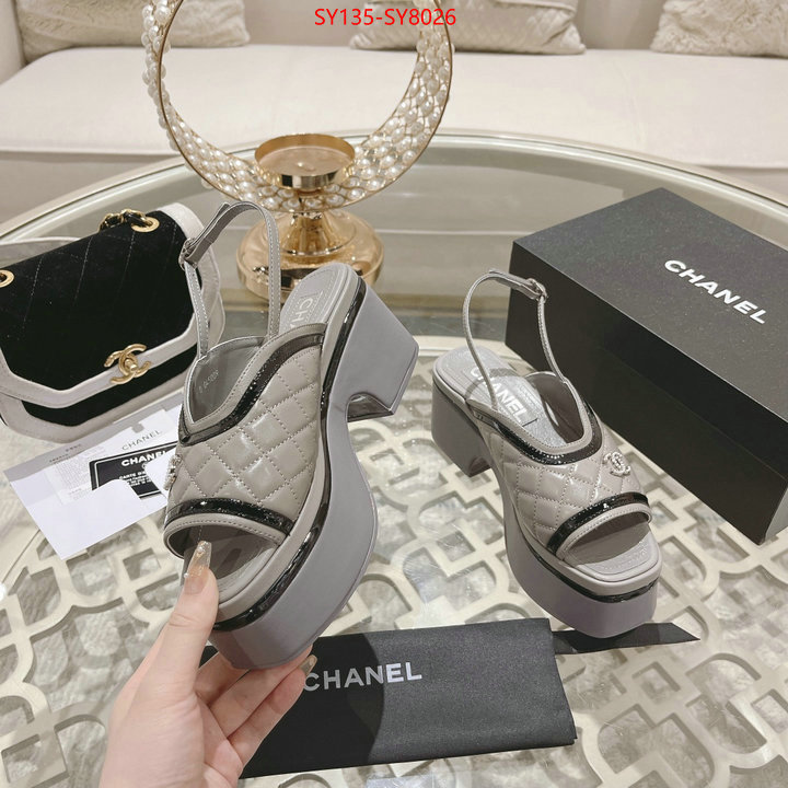 Women Shoes-Chanel perfect replica ID: SY8026 $: 135USD