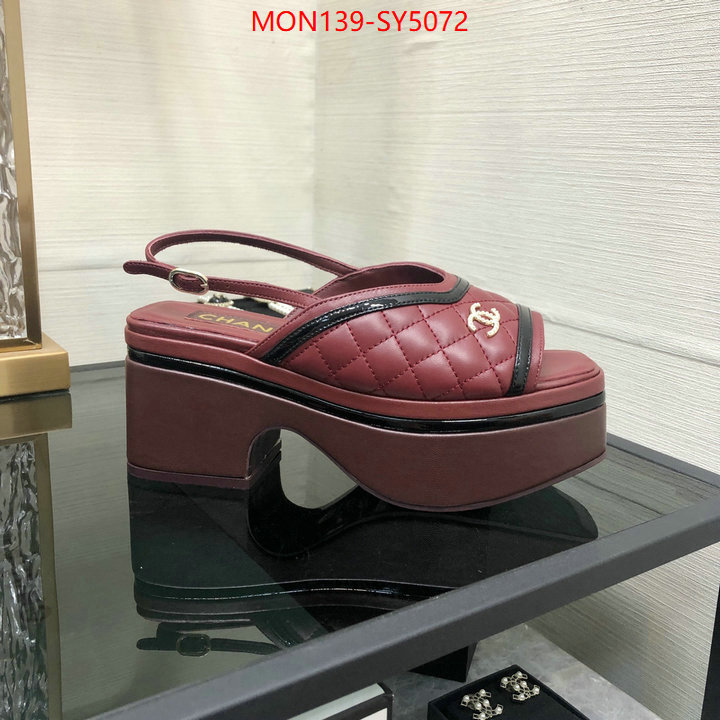 Women Shoes-Chanel best replica quality ID: SY5072 $: 139USD