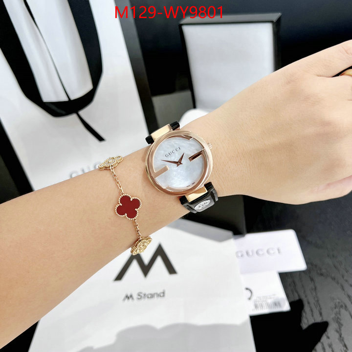 Watch(4A)-Gucci wholesale designer shop ID: WY9801 $: 129USD