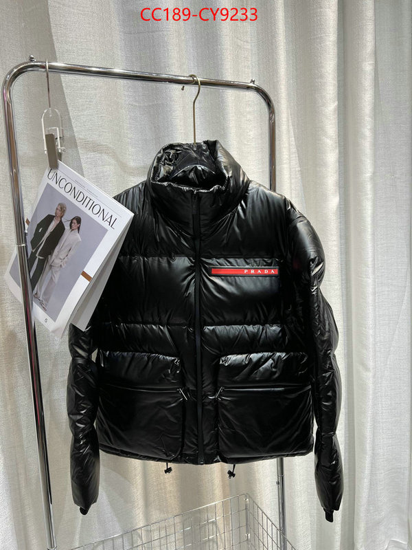 Down jacket Women-Prada top brands like ID: CY9233 $: 189USD