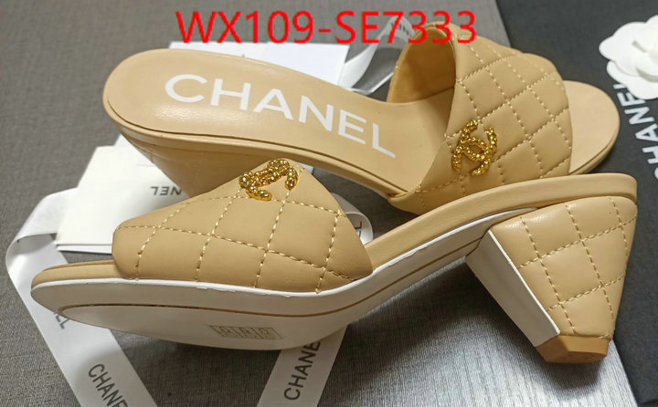 Women Shoes-Chanel wholesale designer shop ID: SE7333 $: 109USD