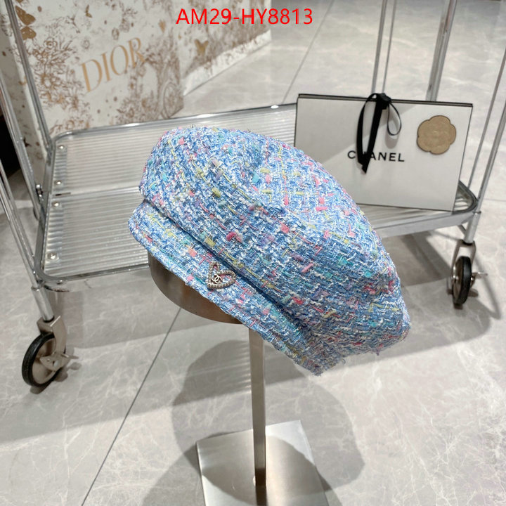 Cap (Hat)-Chanel replica for cheap ID: HY8813 $: 29USD