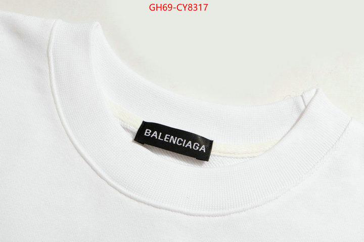 Clothing-Balenciaga fashion designer ID: CY8317 $: 69USD