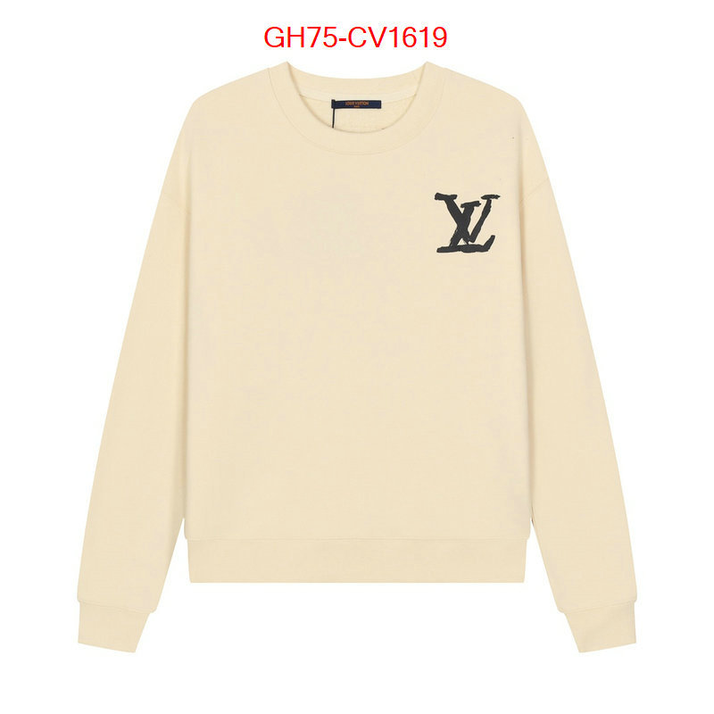 Clothing-LV outlet 1:1 replica ID: CV1619 $: 75USD