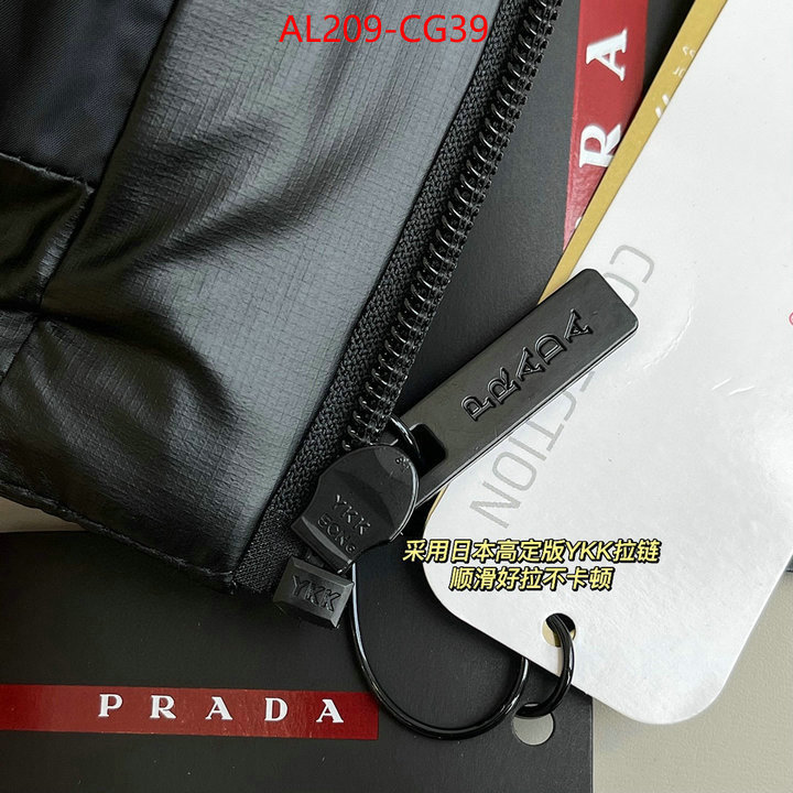 Down jacketMen-Prada best luxury replica ID: CG39 $: 209USD