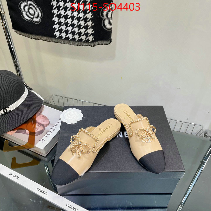 Women Shoes-Chanel luxury cheap replica ID: SO4403 $: 115USD