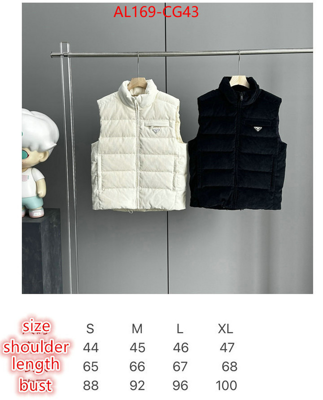 Down jacketMen-Prada 1:1 replica ID: CG43 $: 169USD