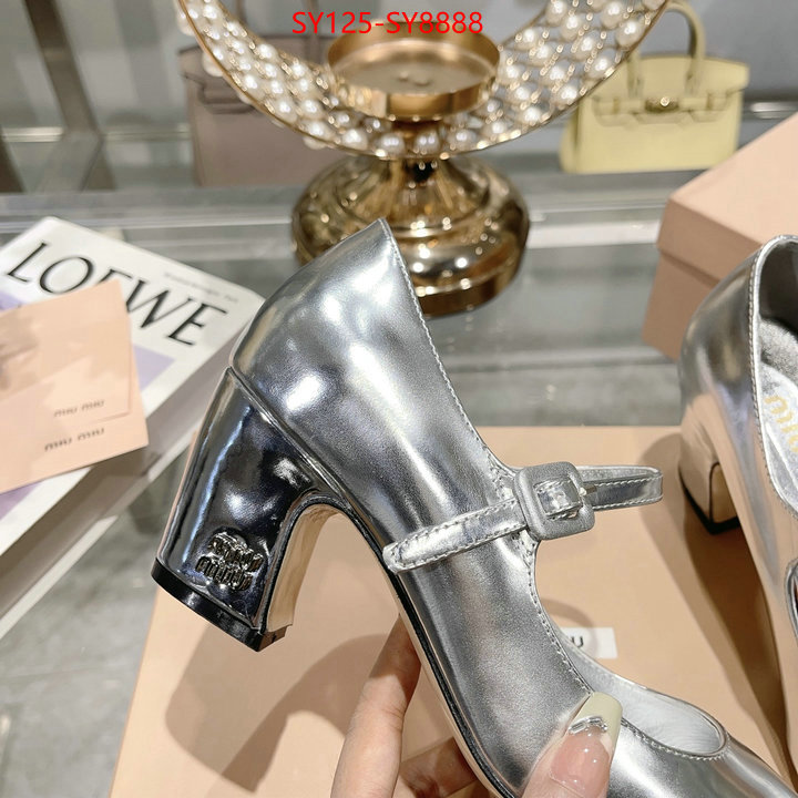 Women Shoes-Miu Miu what are the best replica ID: SY8888 $: 125USD