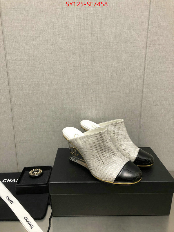 Women Shoes-Chanel where quality designer replica ID: SE7458 $: 125USD