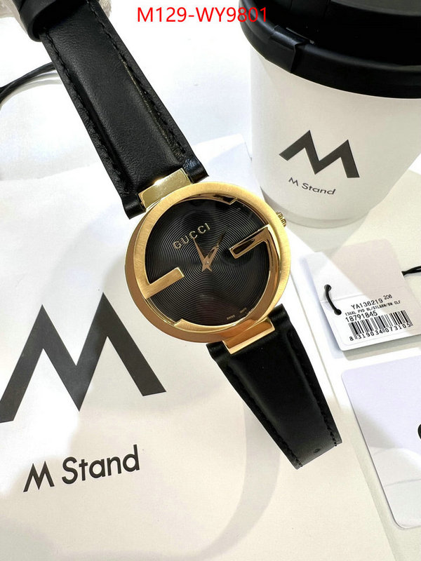 Watch(4A)-Gucci wholesale designer shop ID: WY9801 $: 129USD