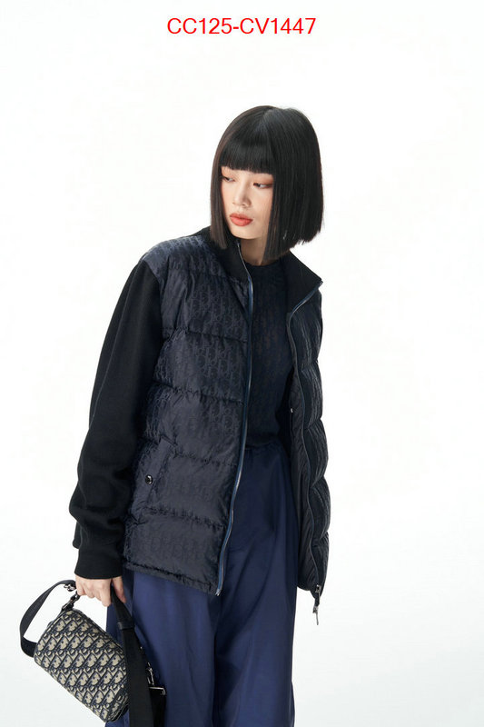 Down jacket Women-Dior buy top high quality replica ID: CV1447 $: 125USD