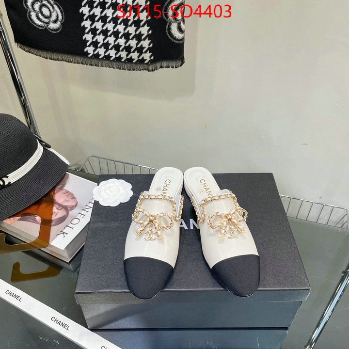 Women Shoes-Chanel luxury cheap replica ID: SO4403 $: 115USD