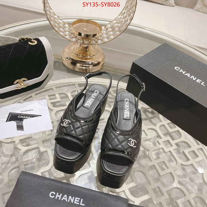 Women Shoes-Chanel perfect replica ID: SY8026 $: 135USD