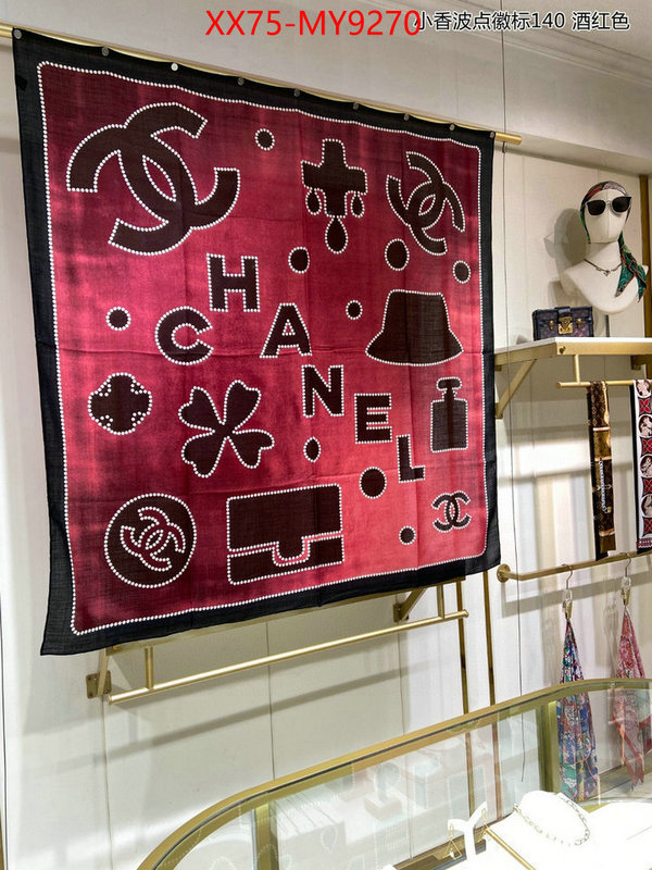 Scarf-Chanel how can i find replica ID: MY9270 $: 75USD