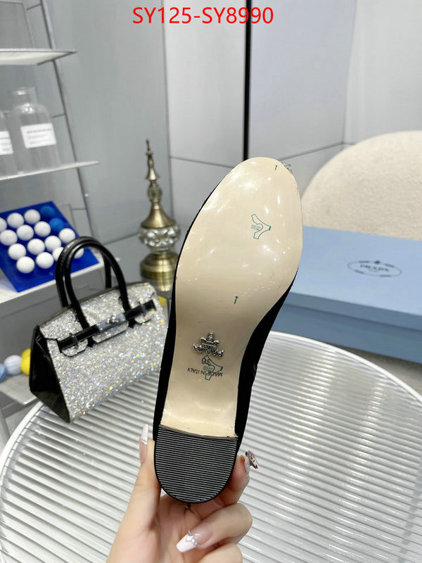 Women Shoes-Prada cheap high quality replica ID: SY8990 $: 125USD