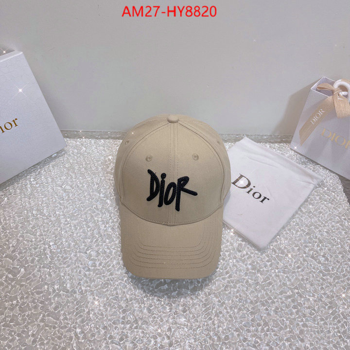 Cap (Hat)-Dior top quality designer replica ID: HY8820 $: 27USD