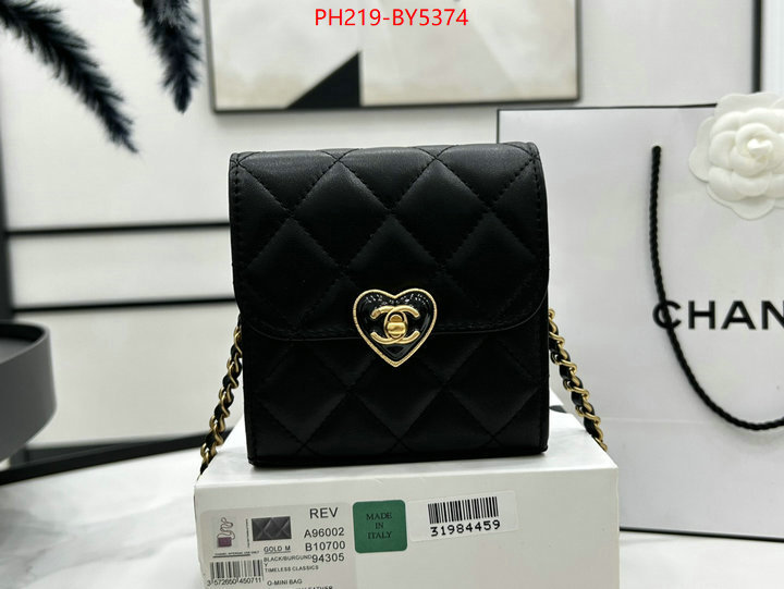 Chanel Bags(TOP)-Diagonal- perfect ID: BY5374 $: 219USD