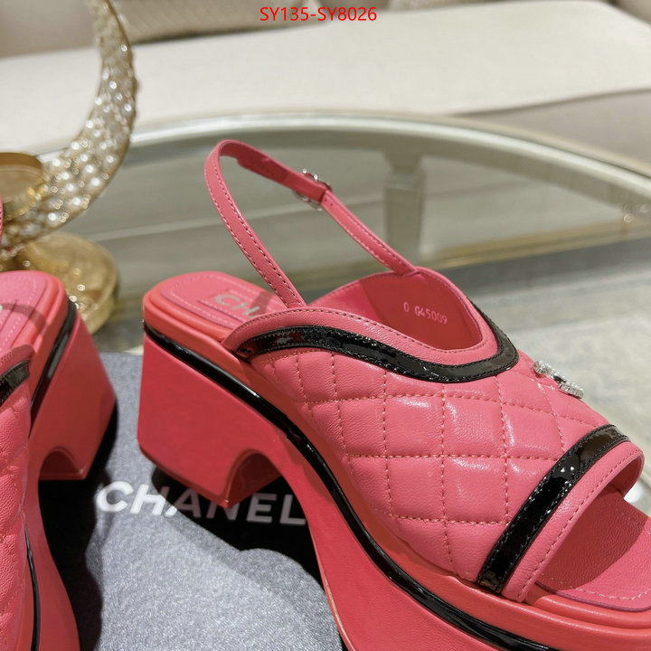 Women Shoes-Chanel perfect replica ID: SY8026 $: 135USD