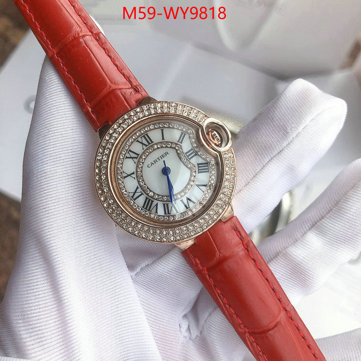 Watch(4A)-Cartier wholesale replica shop ID: WY9818 $: 59USD