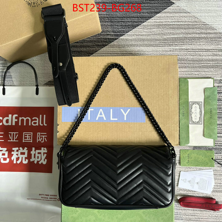 Gucci Bags(TOP)-Marmont buy 2023 replica ID: BG268 $: 239USD