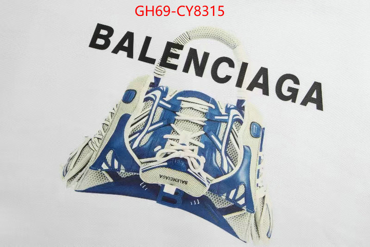 Clothing-Balenciaga best quality replica ID: CY8315 $: 69USD