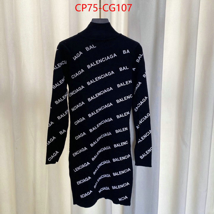 Clothing-Balenciaga designer wholesale replica ID: CG107 $: 75USD