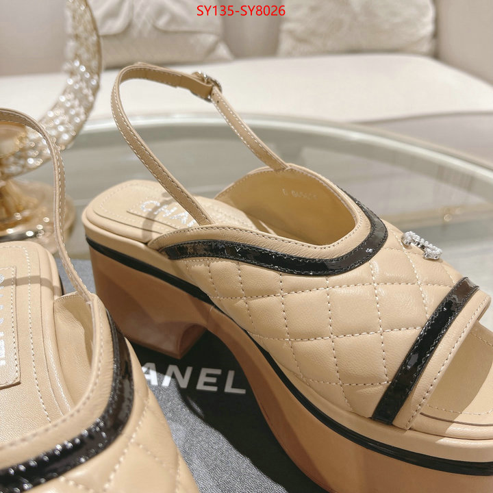 Women Shoes-Chanel perfect replica ID: SY8026 $: 135USD