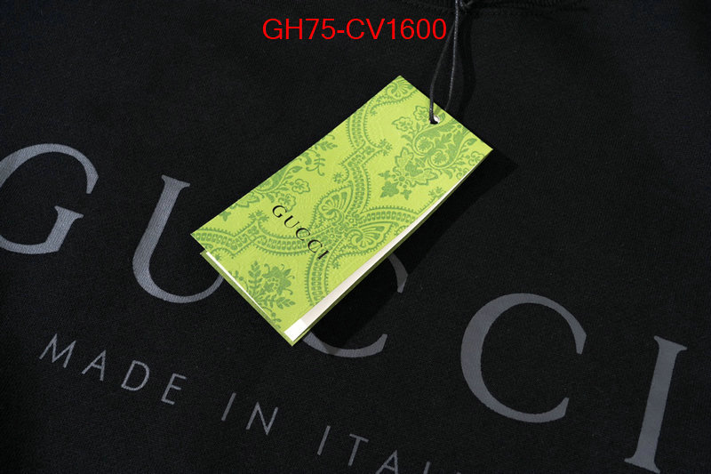 Clothing-Gucci online ID: CV1600 $: 75USD