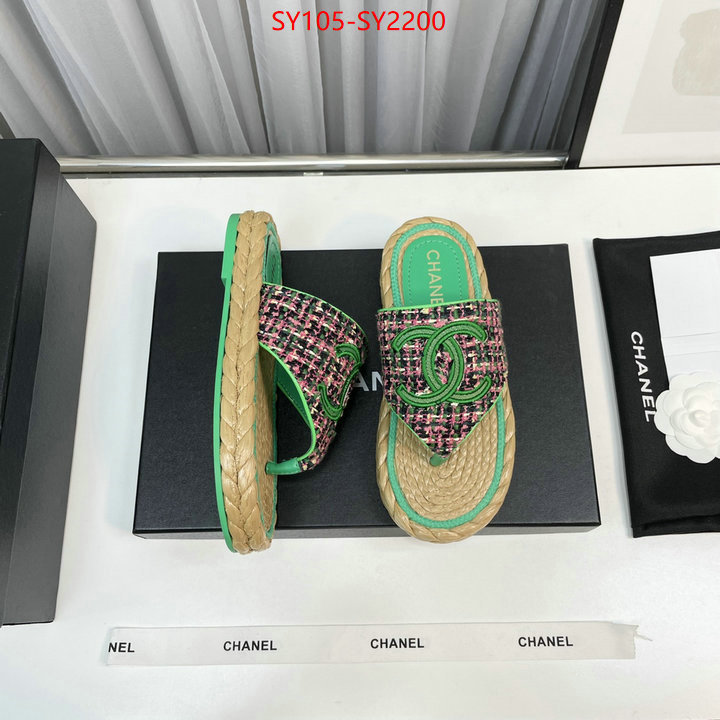 Women Shoes-Chanel aaaaa+ replica ID: SY2200 $: 105USD