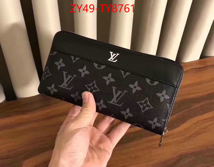 LV Bags(4A)-Wallet designer 1:1 replica ID: TY8761 $: 49USD