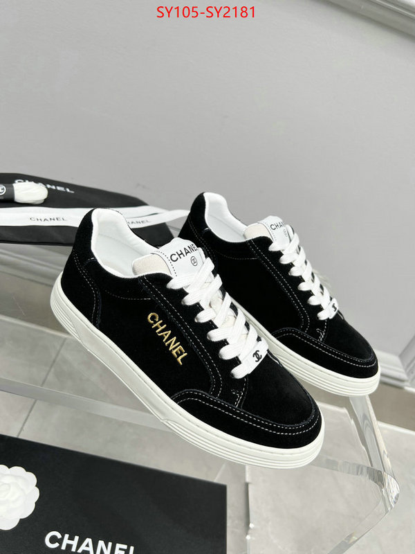 Women Shoes-Chanel counter quality ID: SY2181 $: 105USD