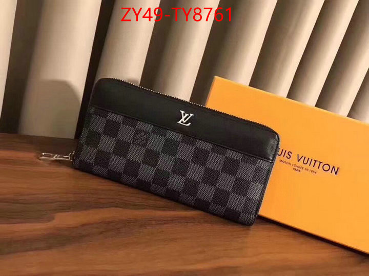LV Bags(4A)-Wallet designer 1:1 replica ID: TY8761 $: 49USD