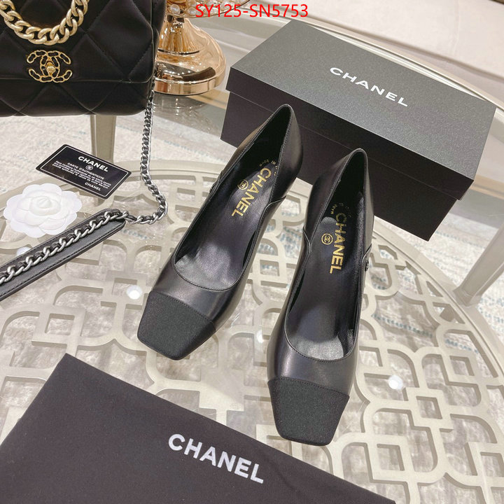 Women Shoes-Chanel fake cheap best online ID: SN5753 $: 125USD