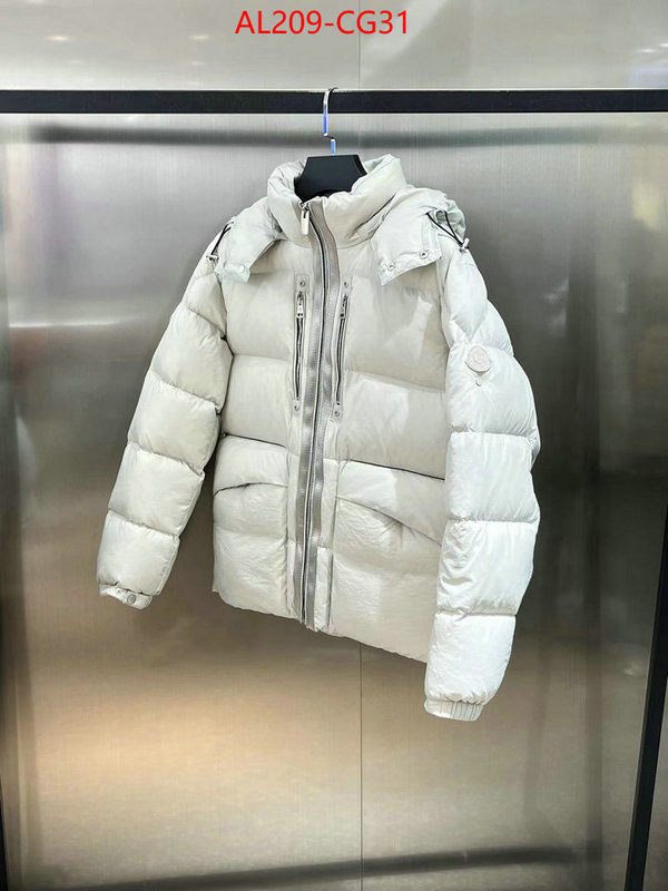 Down jacket Men-Moncler top quality fake ID: CG31 $: 209USD